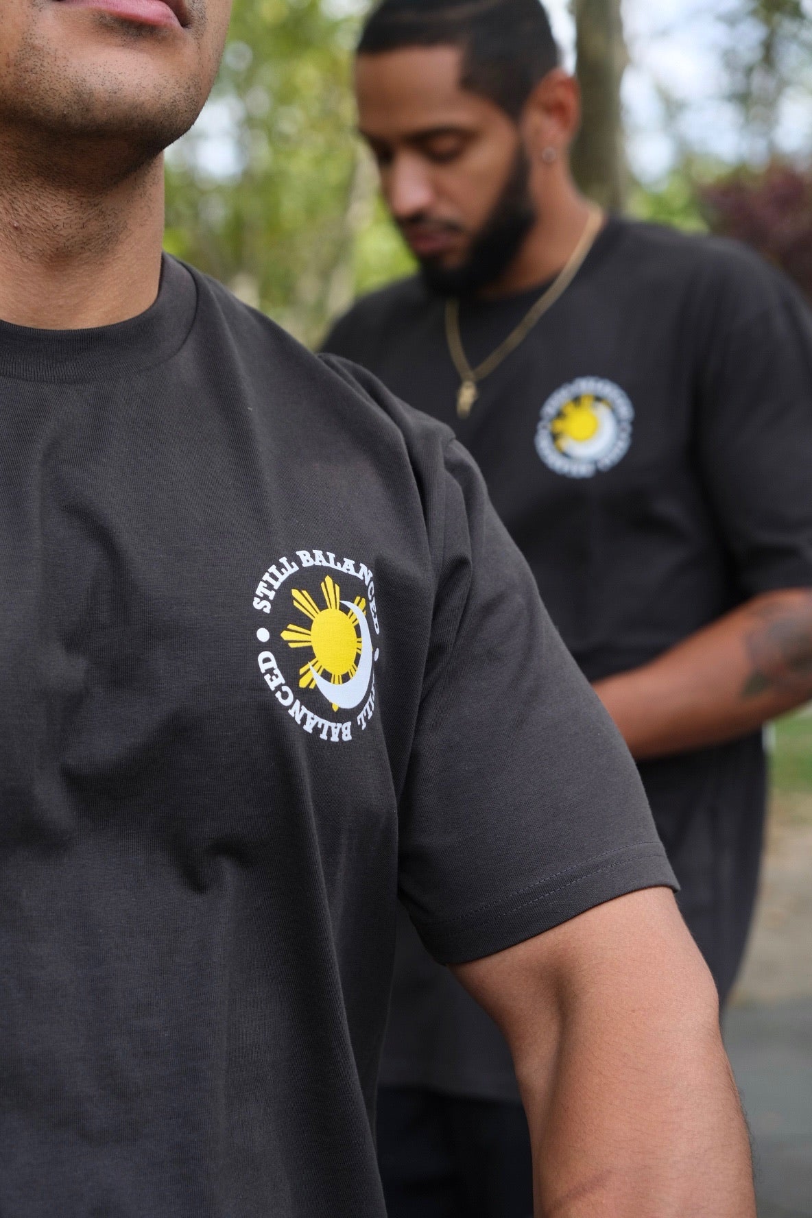 The Answer You Seek Is Balance (Charcoal Gray) Tee