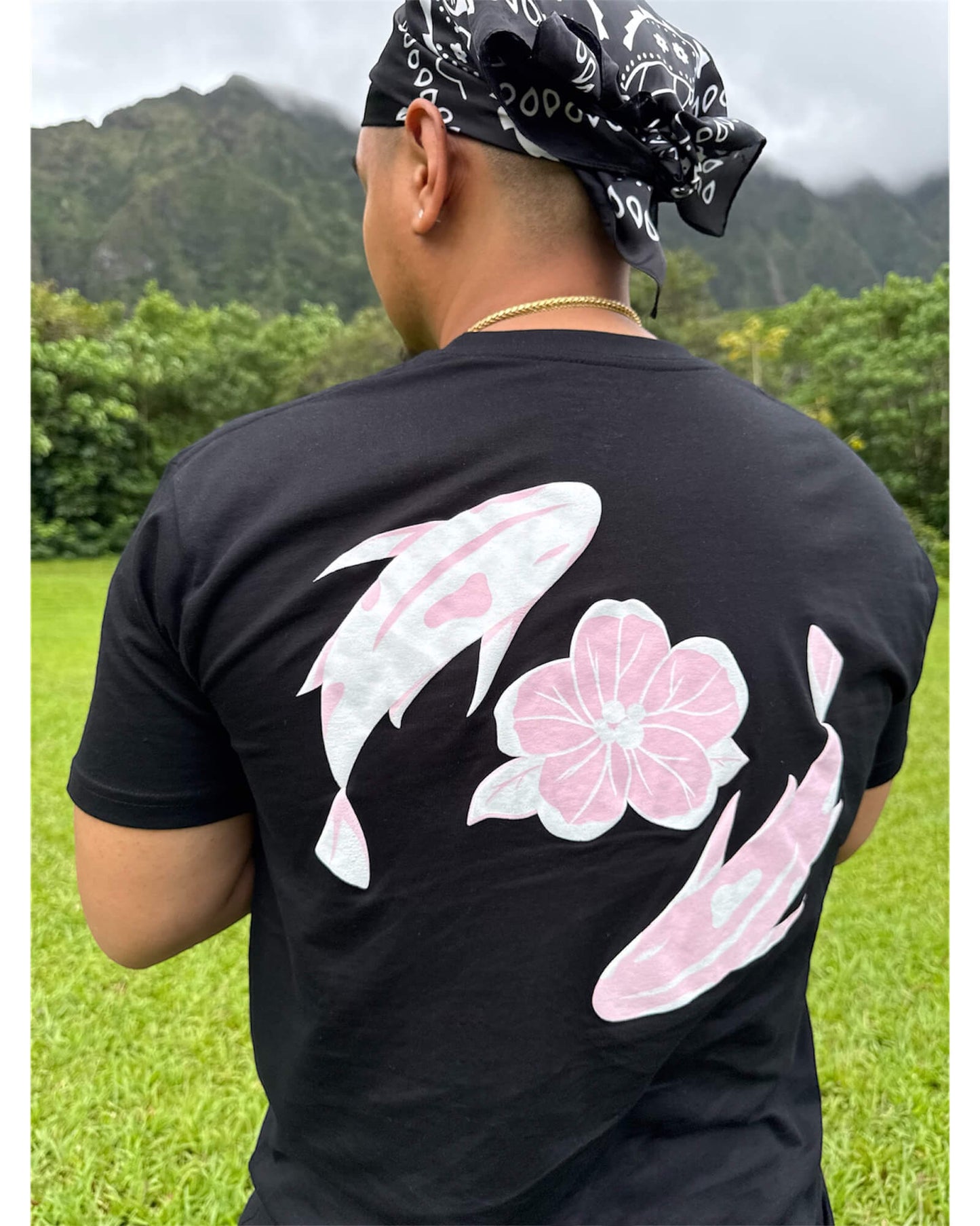 Aloha Koi Tee (Black)