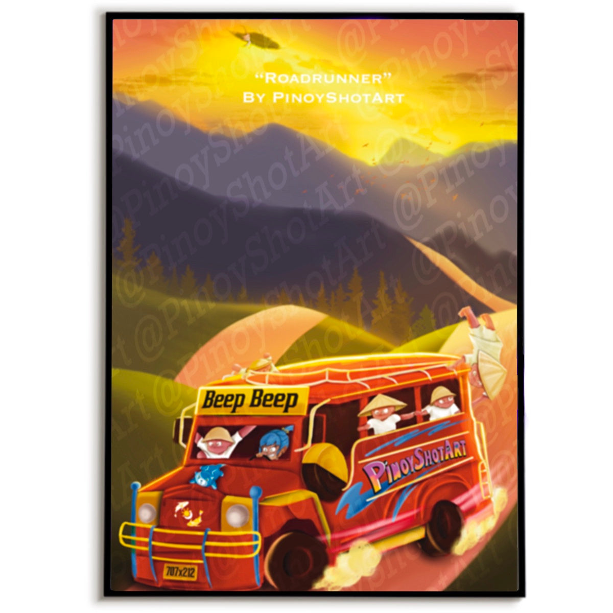 "Road Runner" Art Print by PinoyShotArt