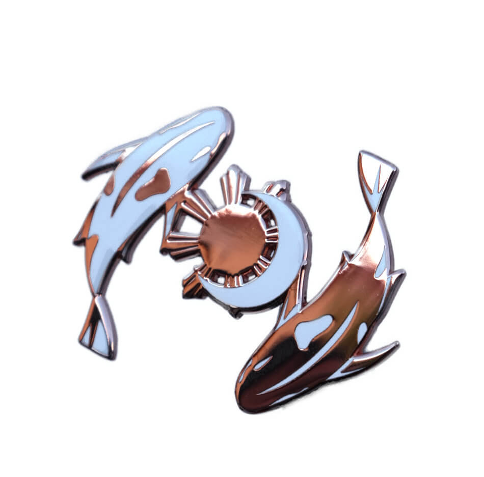 Sun & Moon Koi Fish Pin