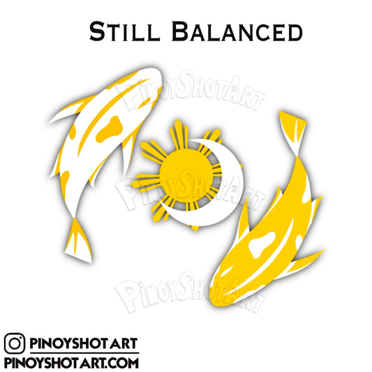 Still Balanced Koi Decal