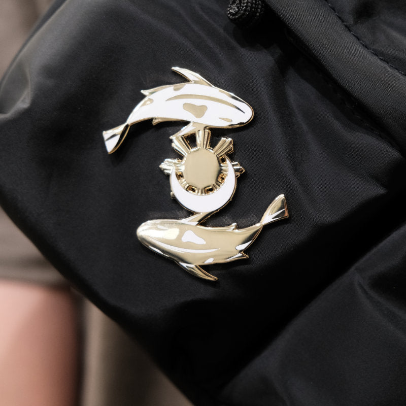 Sun & Moon Koi Fish Pin