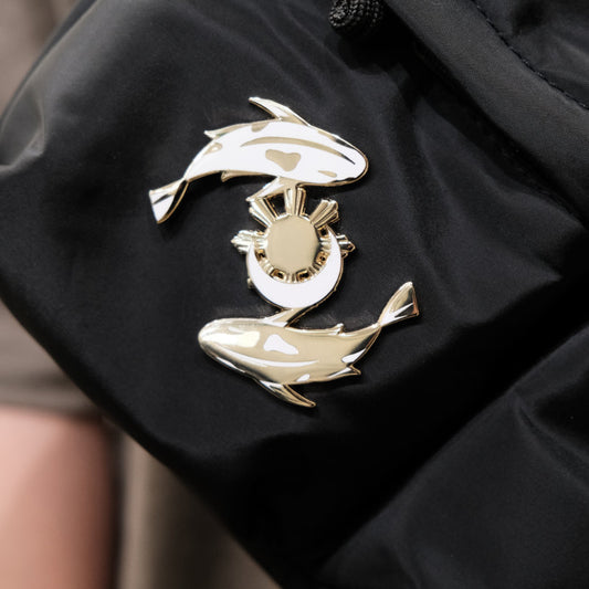 Sun & Moon Koi Fish Pin