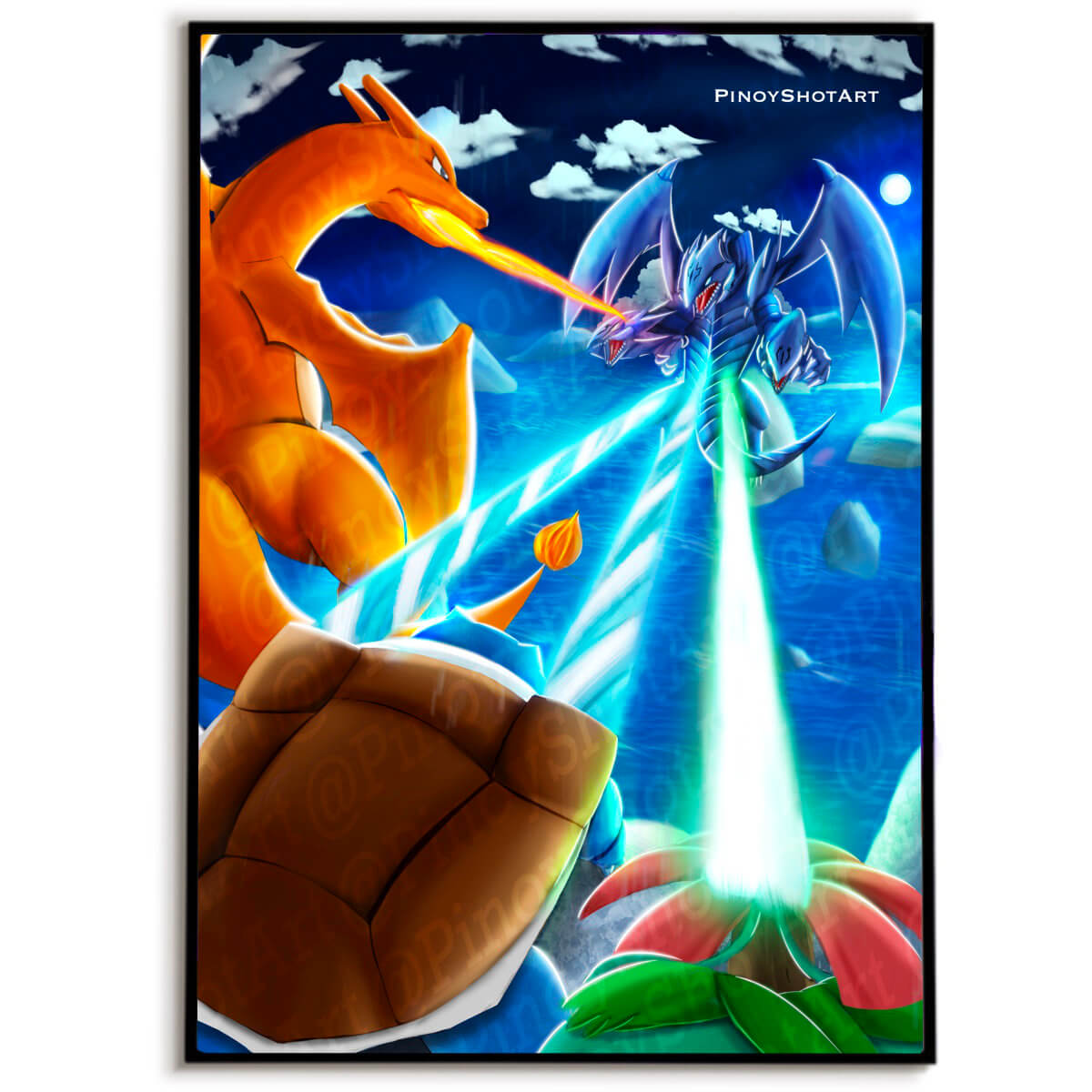 3v3 Duel Holographic Print