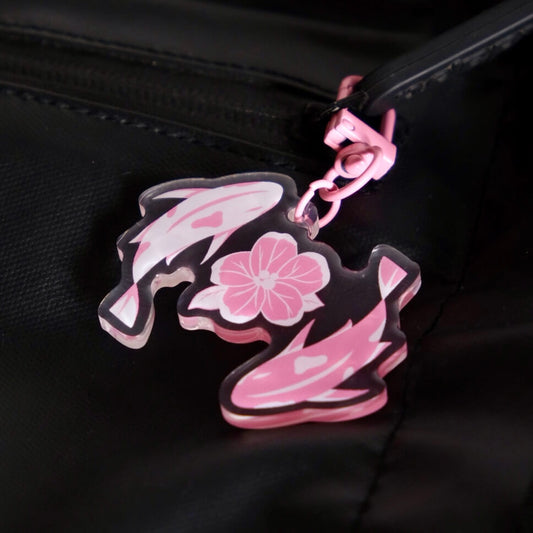 Aloha Koi Acrylic Charm