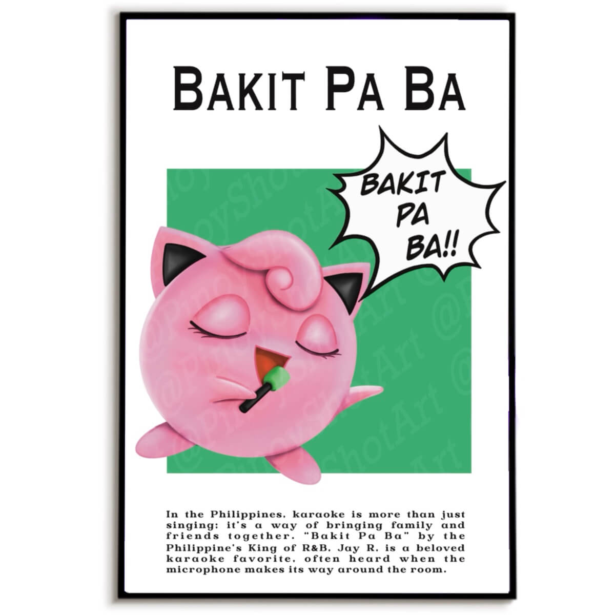 Bakit Pa Ba Art Print