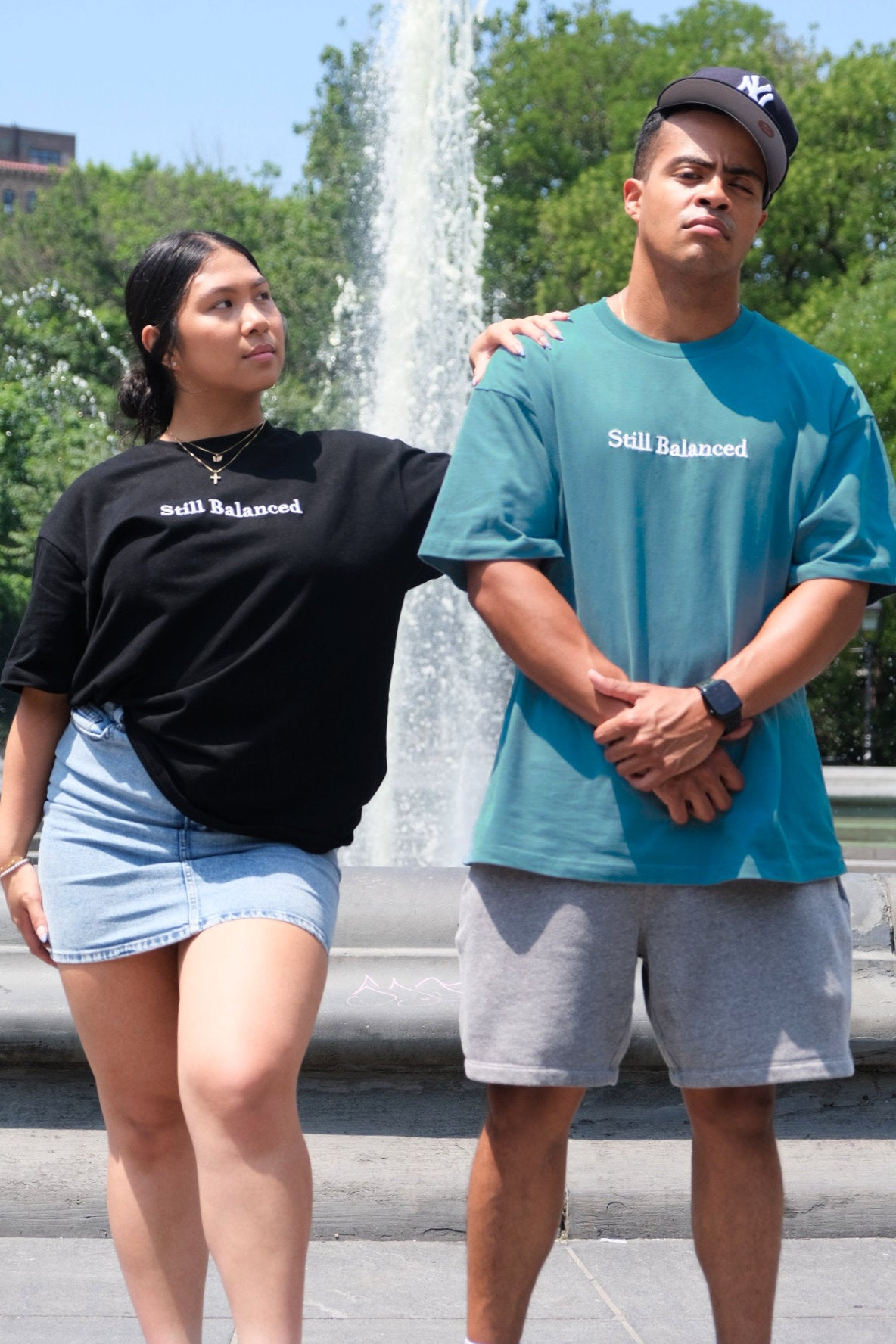 Premium Black Koi Tee (3D Embroidered)