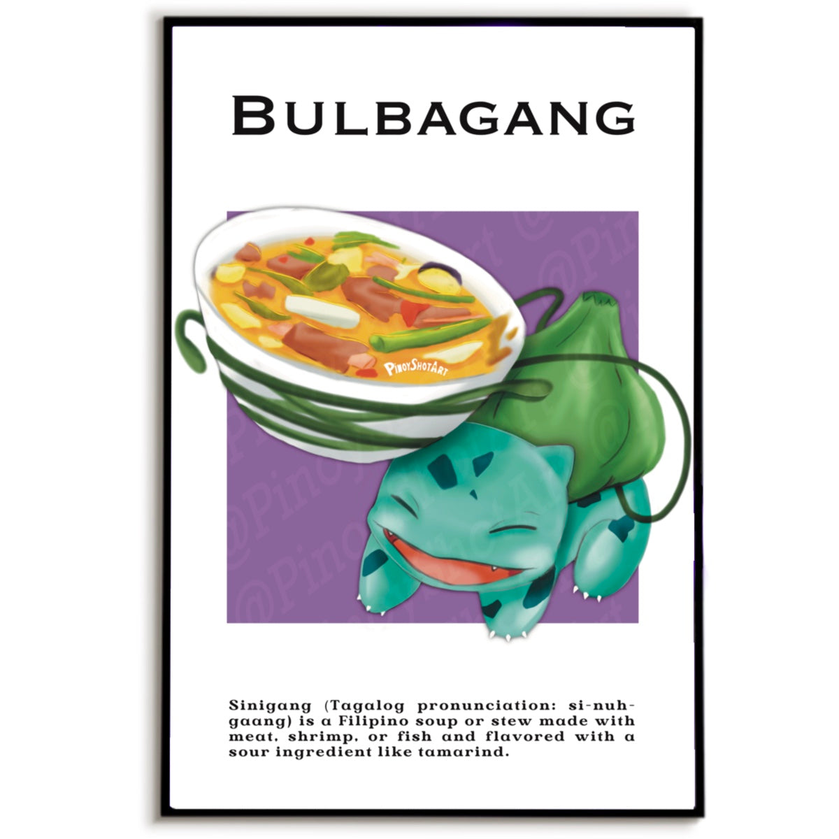 Bulbagang Sinigang Art Print