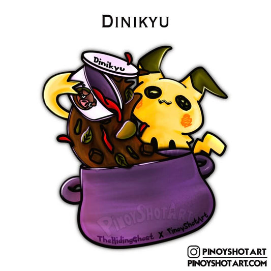 Dinikyu Vinyl Sticker