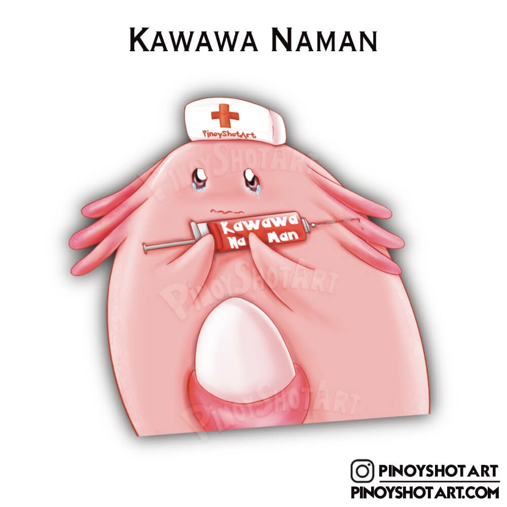 Kawawa Naman Vinyl Sticker