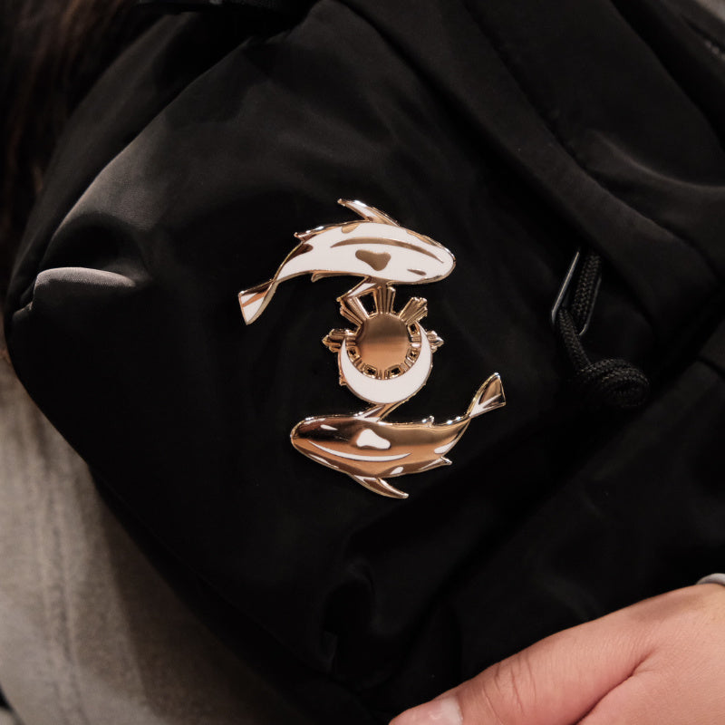 Sun & Moon Koi Fish Pin
