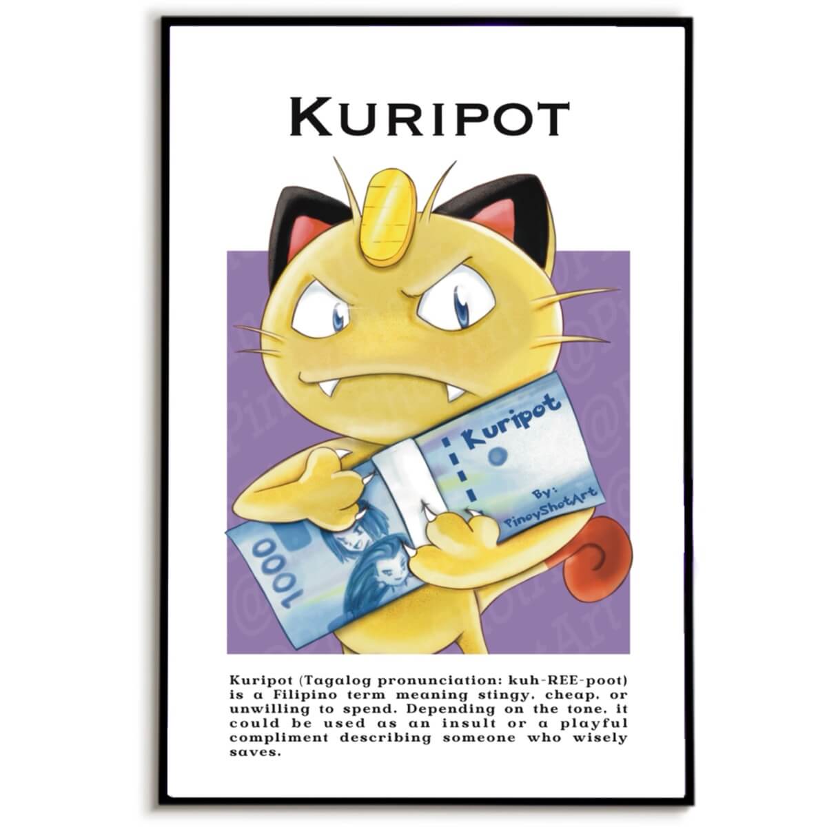 Kuripot Art Print