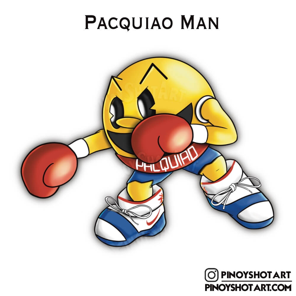 Pacquiao-Man Vinyl Sticker