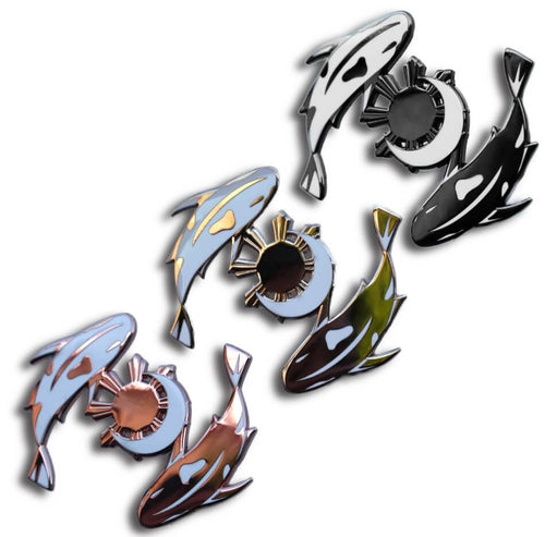 Sun & Moon Koi Fish Pin