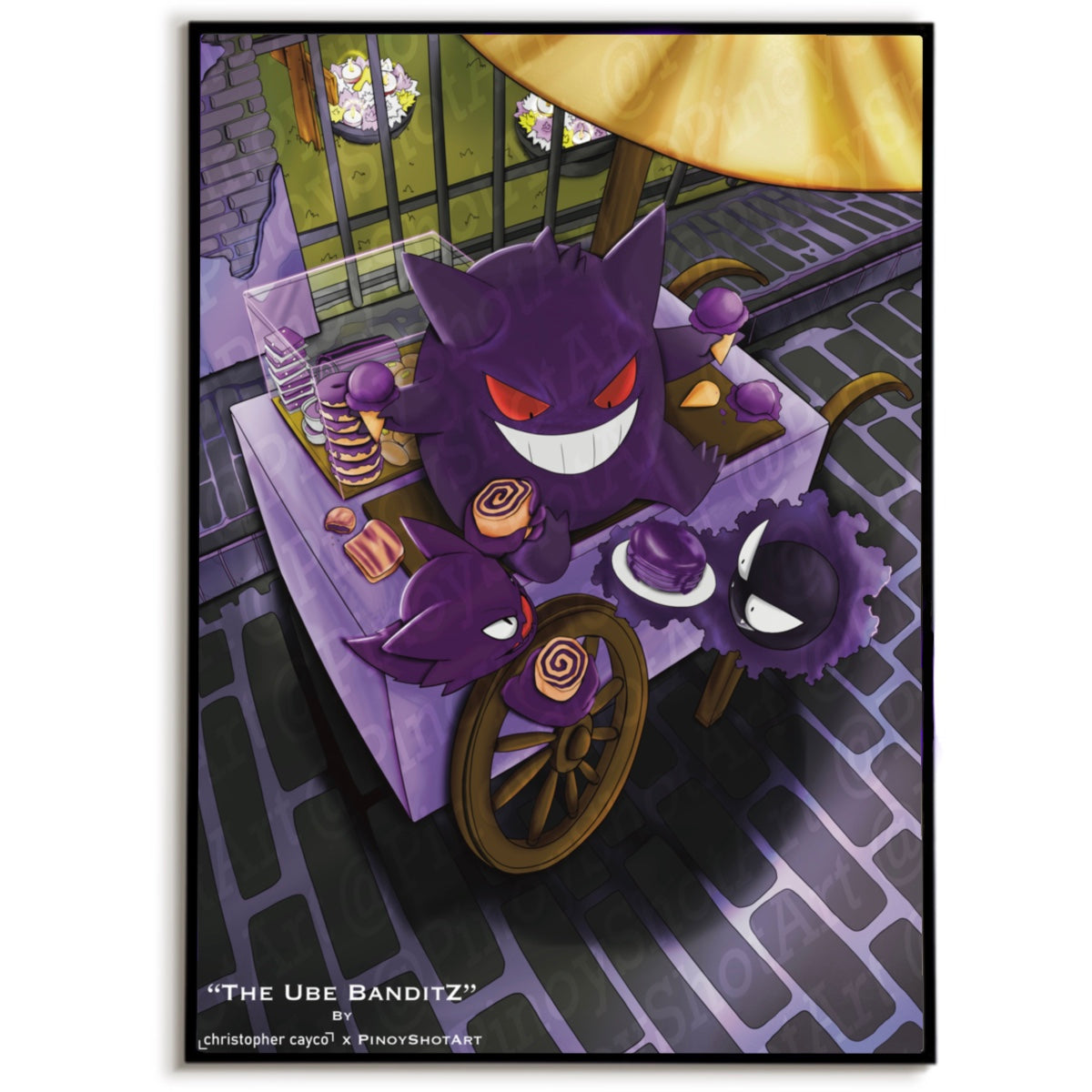 The "Ube Banditz" Art Print [Collaboration With Chris Cayco]