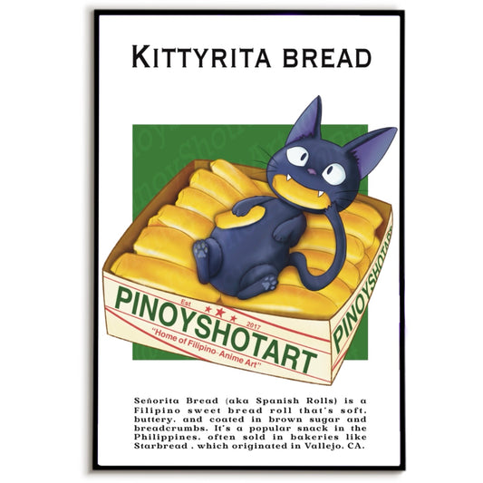 Kittyrita Bread Art Print
