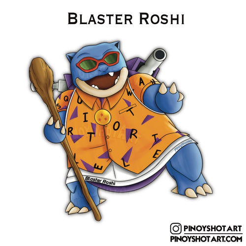 Blaster Roshi Decal